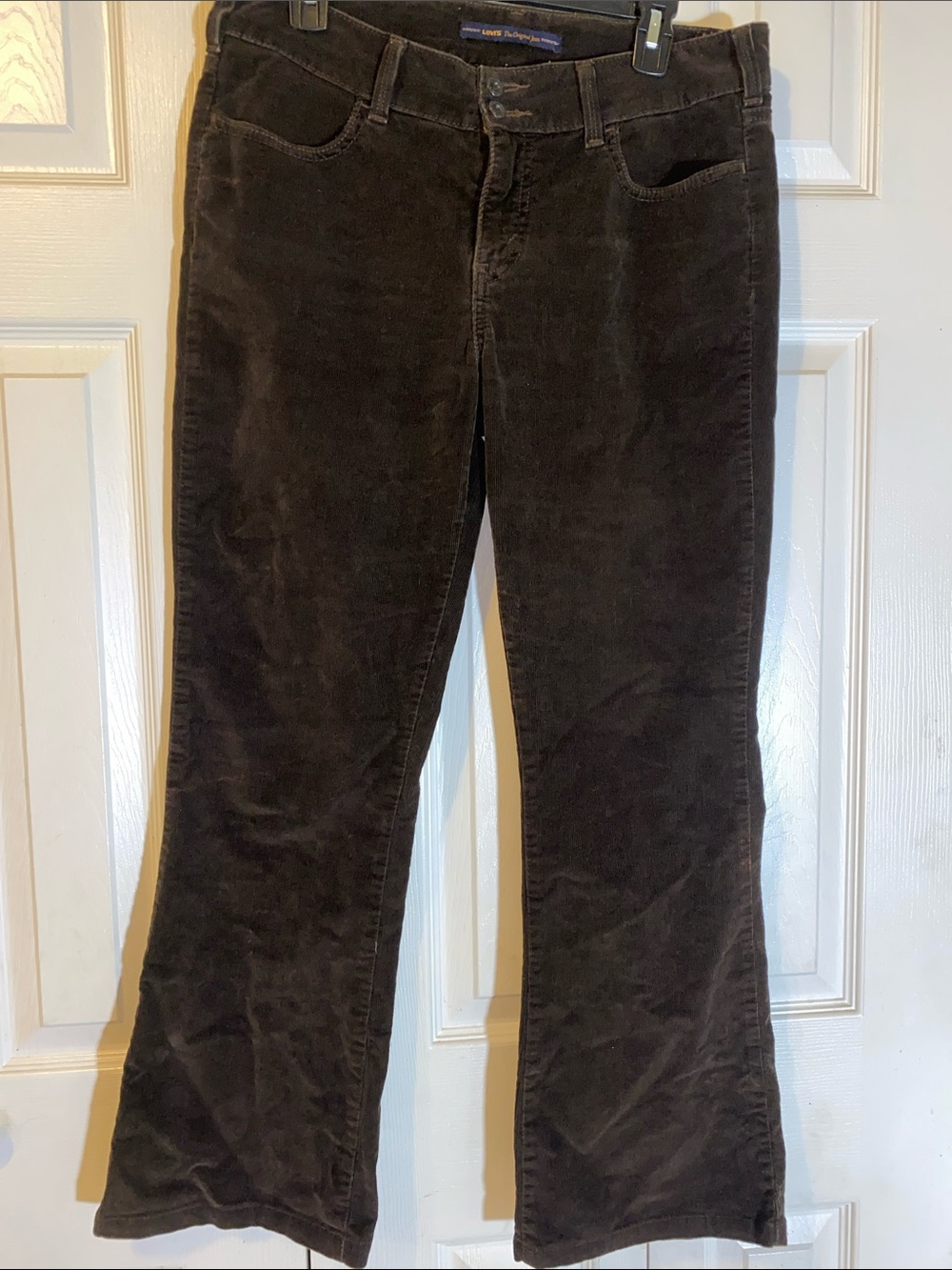Levi's Women's Dark Brown Corduroy slender Bootcut 526 Jeans
